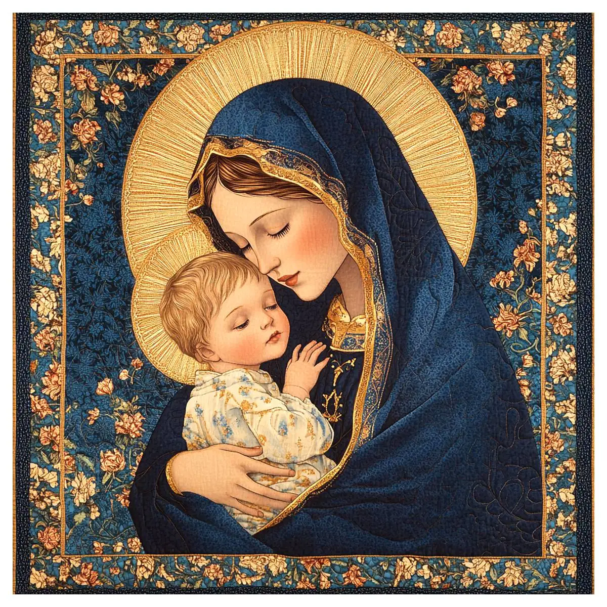 1 шт., 50X50 см/19,7 дюйма, комплект для вышивки крестом «Матьская любовь Девы Марии», набор «сделай сам», 11CT/14CT, украшение на стену для подарка