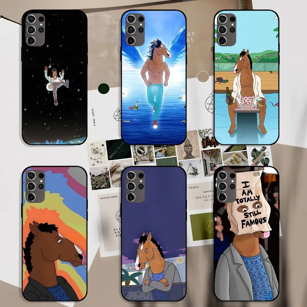 Cartoon B-BoJack HorsemanS Phone Case For Samsung Galaxy A52 A53 A72 A71 A73 A80 A91 S Shell