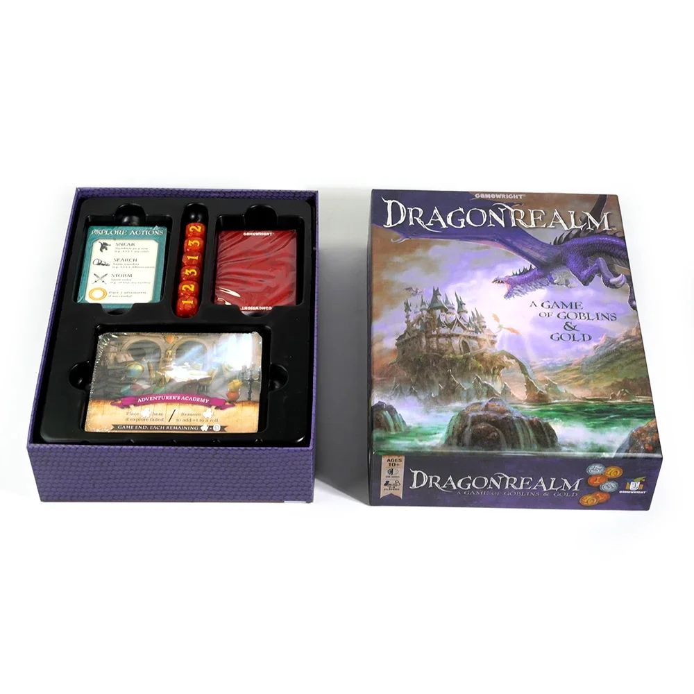 Dragonrealm Board Game A Strategy Card and Dice Game of Goblins & Gold Gamewright