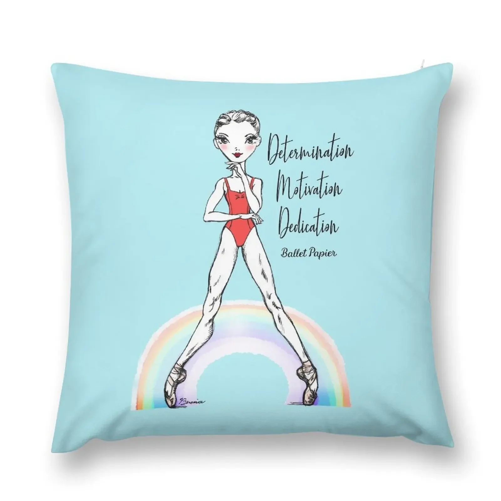 Dance is Determination,Motivation and Dedication! Throw Pillow Luxury Living Room Decorative Cushions pillow