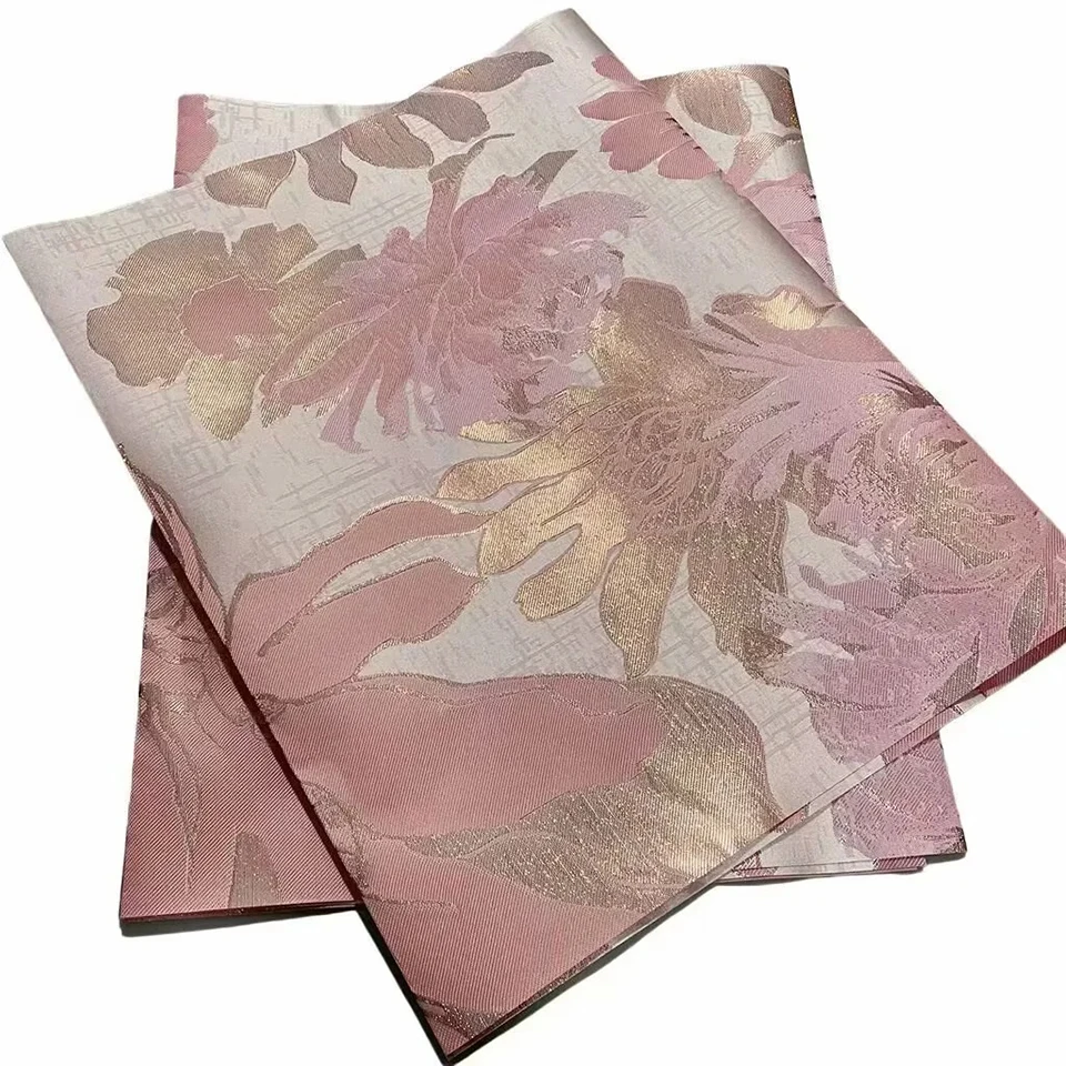 

New Nigerian Gele Headtie, Pink 3D Sego Headwrap 2.5Yards for Wedding, 20 Colors Available, African Headwear Fabric TXH-17-7