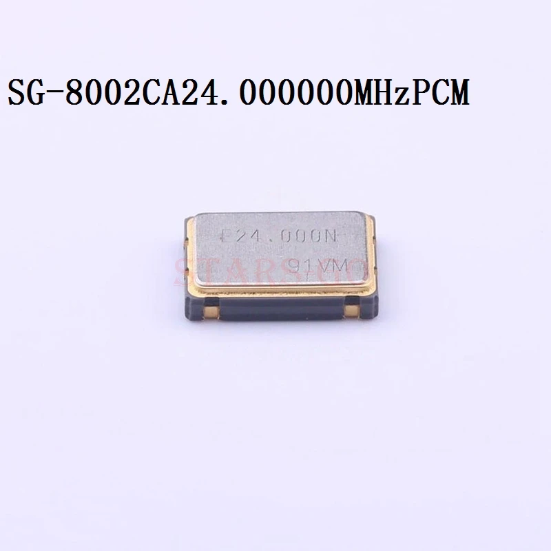 

10PCS/100PCS 24MHz 7050 4P SMD 3.3V ±100ppm OE -40~~+85℃ SG-8002CA 24.000000MHz PCM Pre-programmed Oscillators