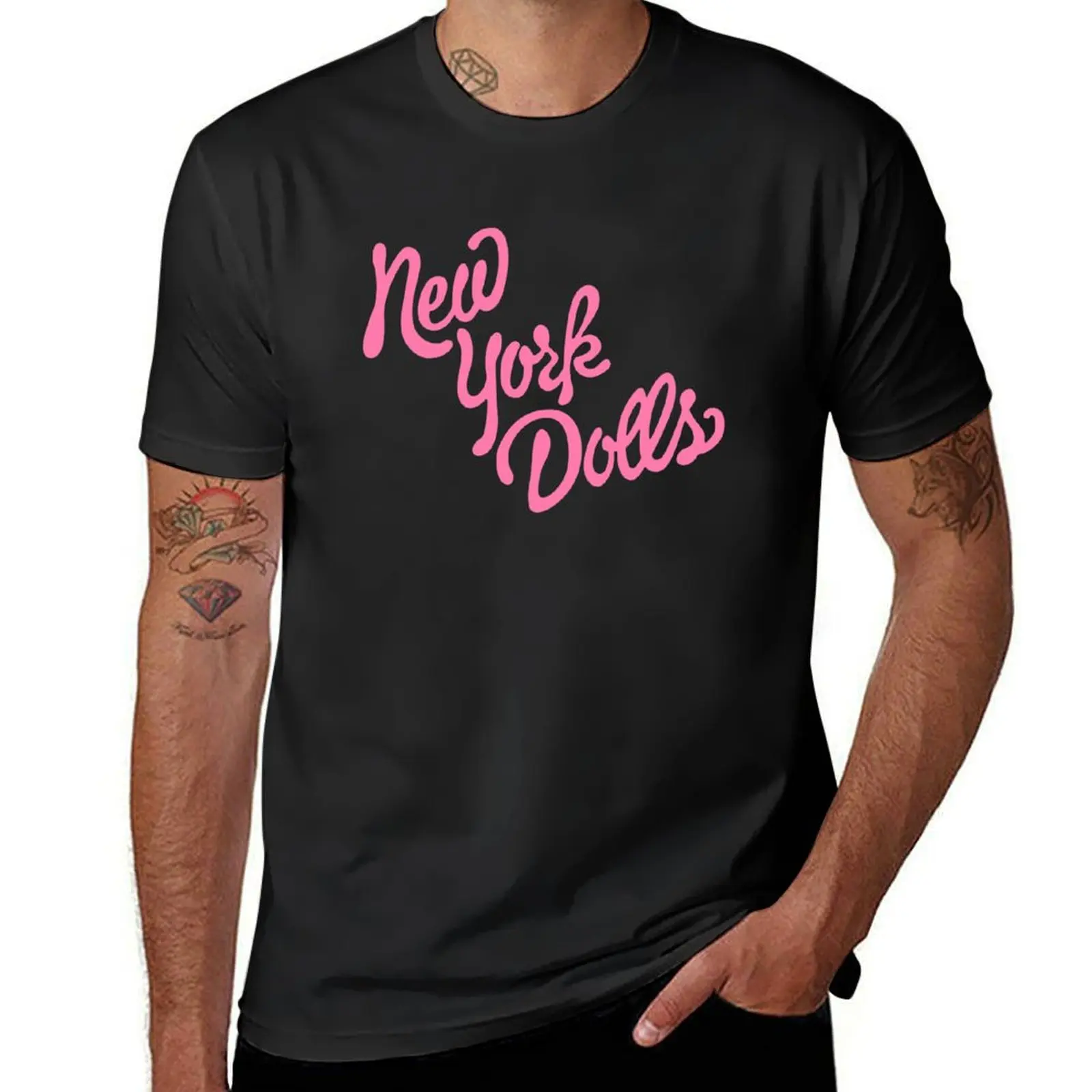 New York Dolls T-Shirt new edition cute tops sports fans black t shirts for men