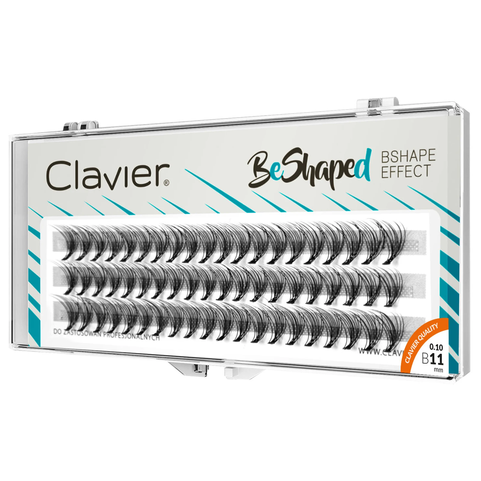 Clavier Fächerförmige Wimpern Außergewöhnliche natürliche Tuft Lash 10D Individuelle Cluster-Wimpernverlängerung Professionelles Make-up Zilien – Detail 7