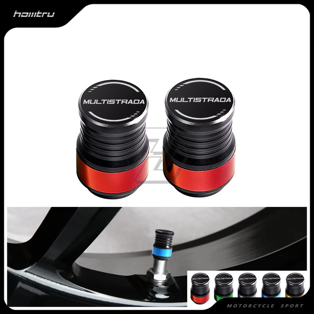 

Motorcycle Accessories Wheel Tire Valve Caps Covers Case for Ducati Multistrada 950 1200 1260 V4