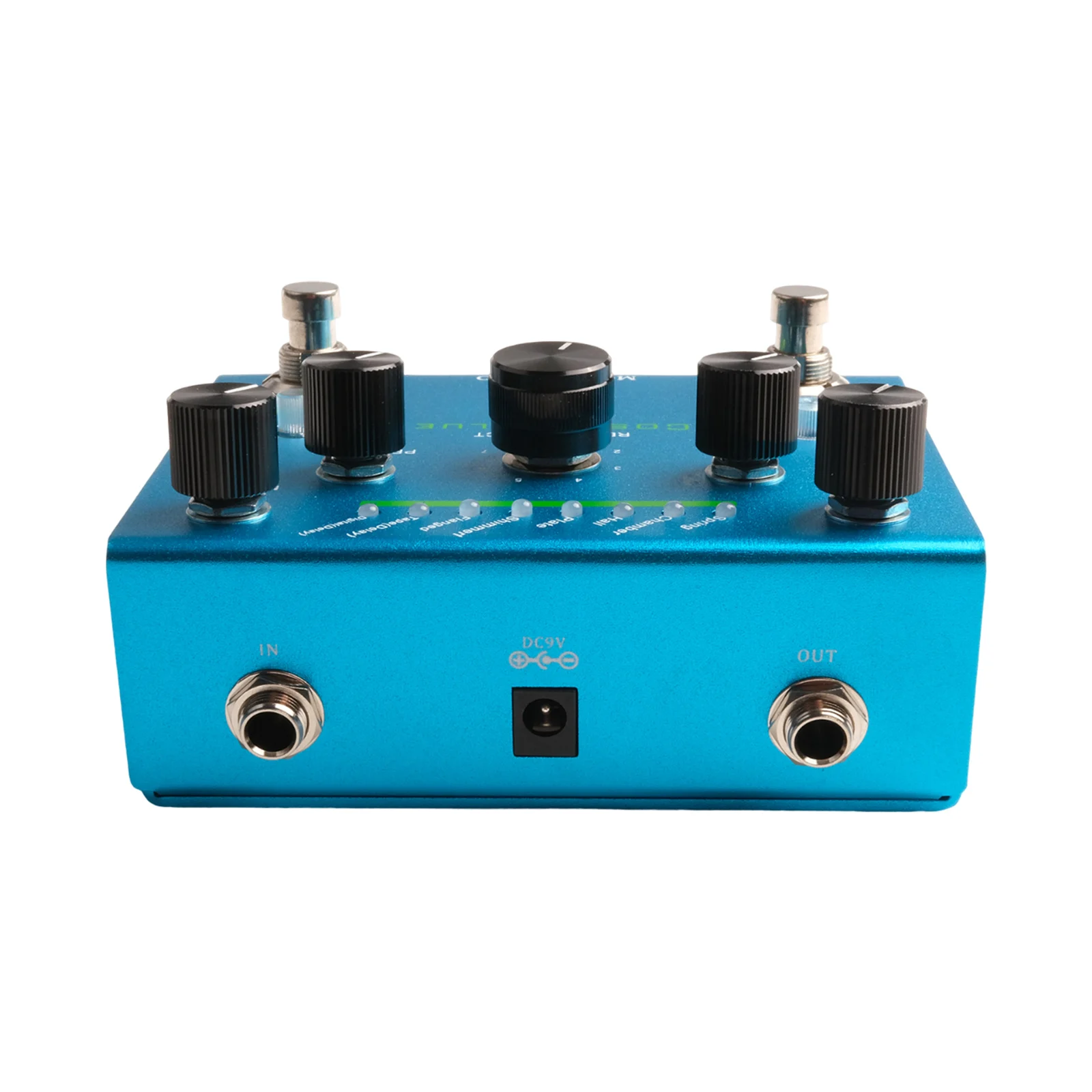 

High Quality Guitar Effect Pedal Guitar Effect Pedal 12*9.5*6cm DC9V 300mA -Center Digital Reverb 1 PC 300g Blue