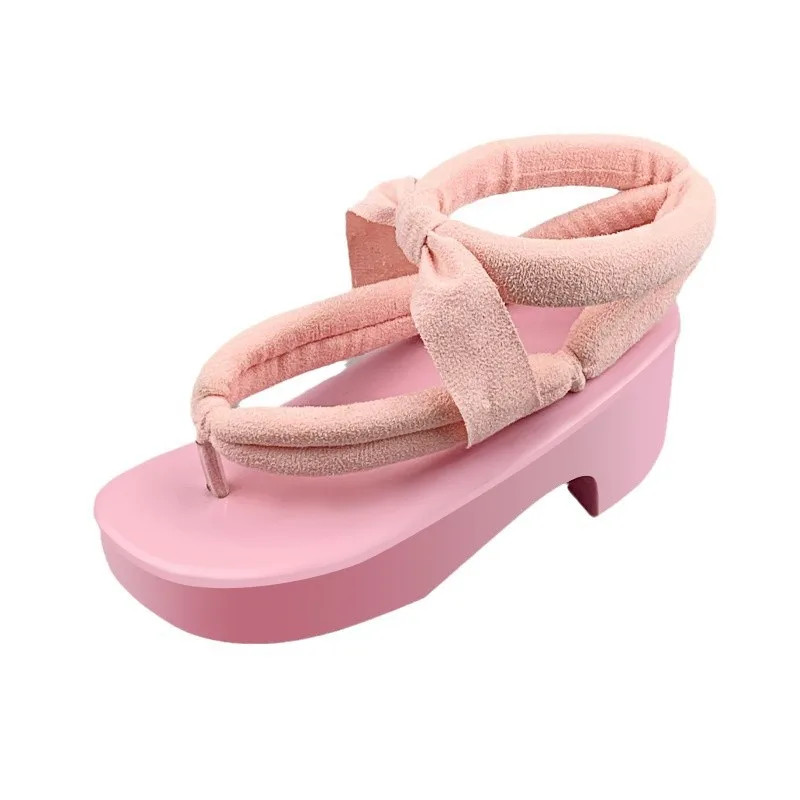 Demon Anime Kanroji Mitsuri Shoes Cosplay Boots Japanese Style Slippers