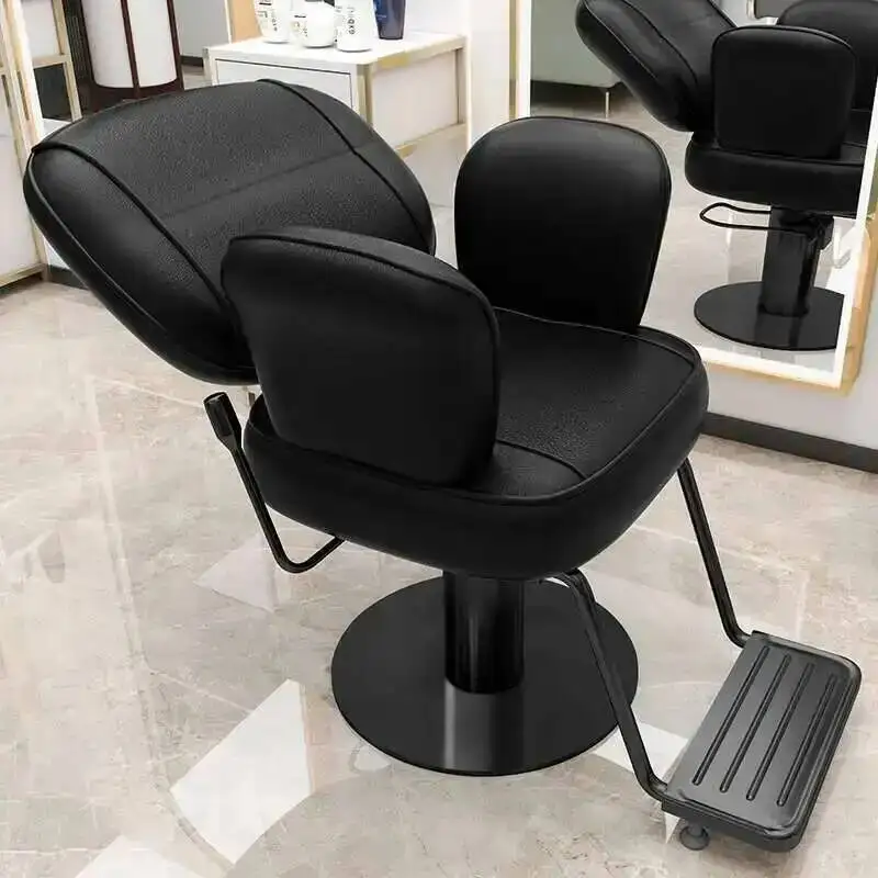 

Hydraulic Barbershop Recline Salon Chair Barber Barber Chairs Hair for Barbershop Salon Equipment Styling Commercial Furniture