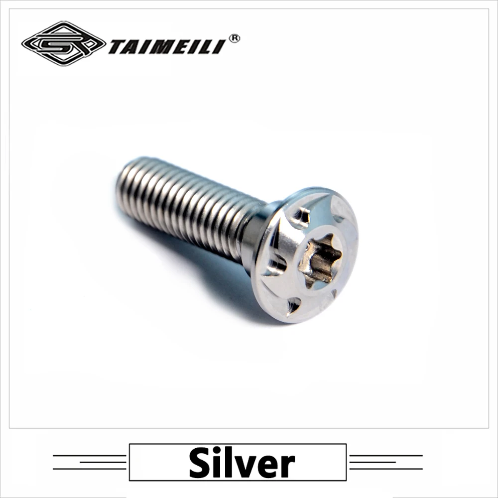 TAIMEILI Titanschraube M8X20/25/30mm Motorrad-Bremsscheibenschraube mit innerem Pflaumenblütenblattkopf 1 Stück – Detail 6