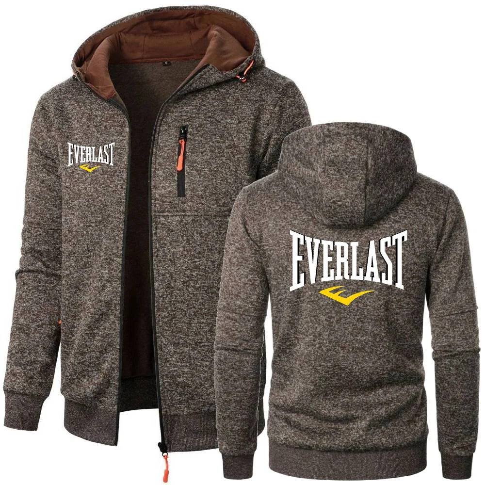 Sudaderas simples y cómodas para hombre, chaqueta con capucha, abrigo con capucha, ropa deportiva para gimnasio, chándal de lana a prueba de viento, prendas de vestir