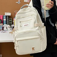 Mochila Kawai de gran capacidad para mujer, versátil para estudiantes universitarios de secundaria, mochila estilo Instagram, tendencia