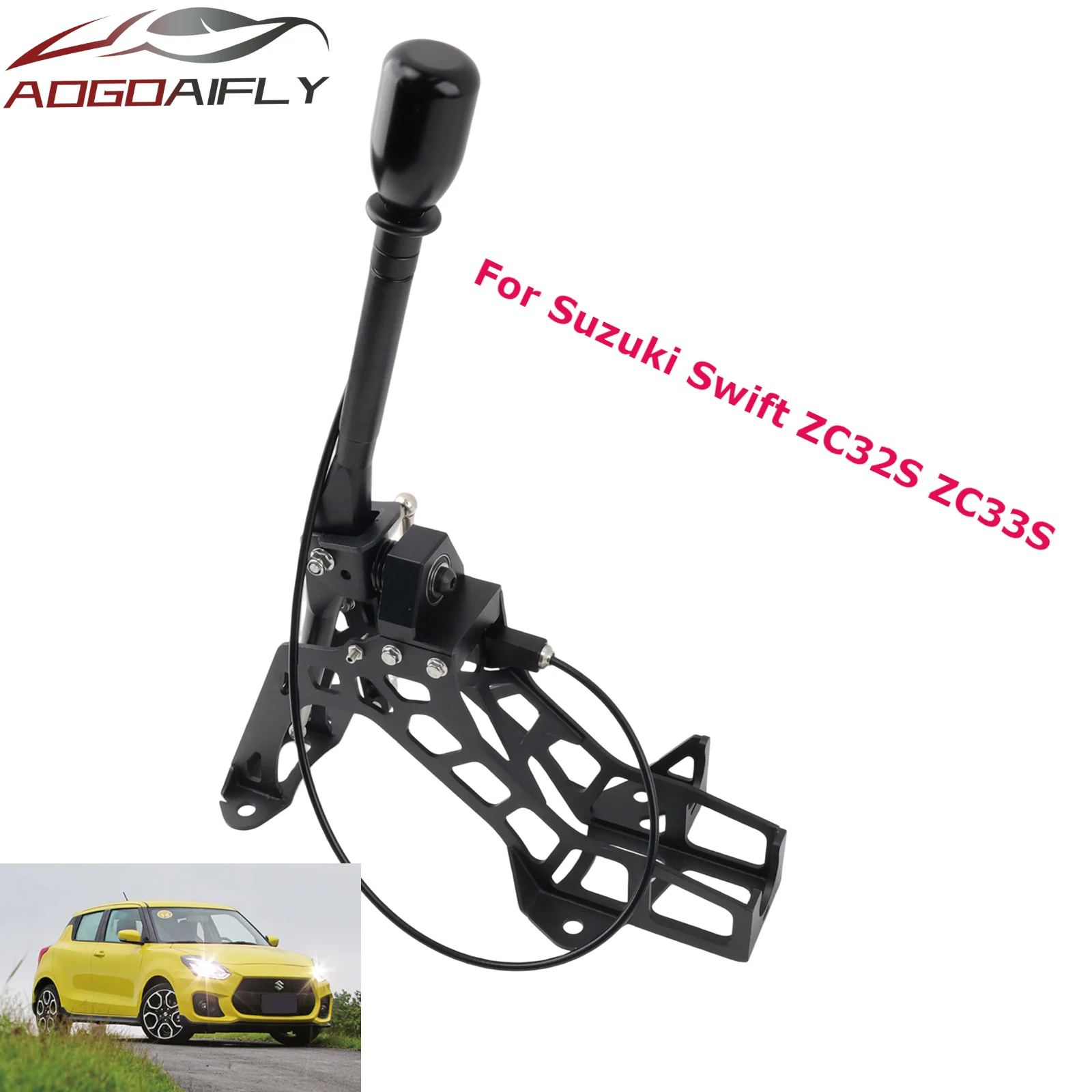 6 Speed Quick Shift Short Shifter Box Racing Gear Lever Billet Aluminum For Suzuki Swift Sport ZC32S ZC33S Manual