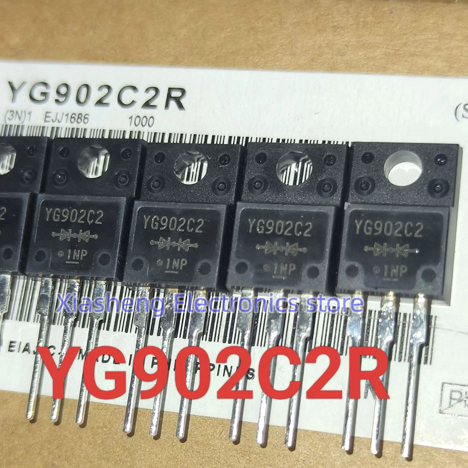 

New Original 10Pcs YG902C2 YG902C2R TO-220F 200V 10A Fast Recovery Diode In Stock Good Quality