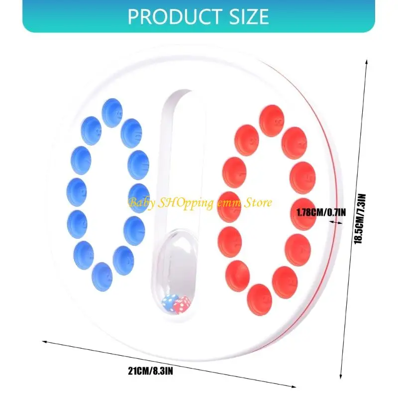 23GD الأطفال ألعاب تعلم الحسابية مع النردات دفع زر فقاعة لمهارة العد وتخفيف التوتر الأسرة جمع متعة