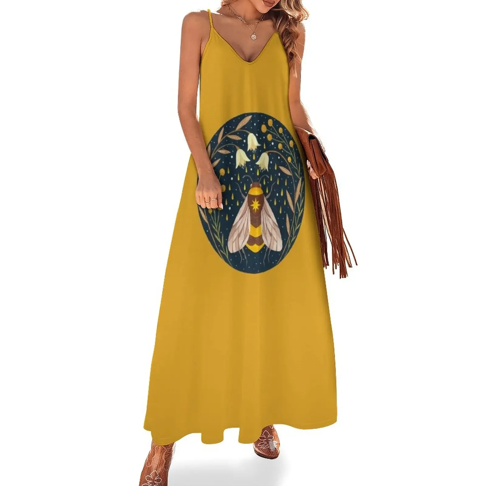 

Harvester of gold Sleeveless Dress party dresses woman dresses for special events elegant women's sets prom dress Dress