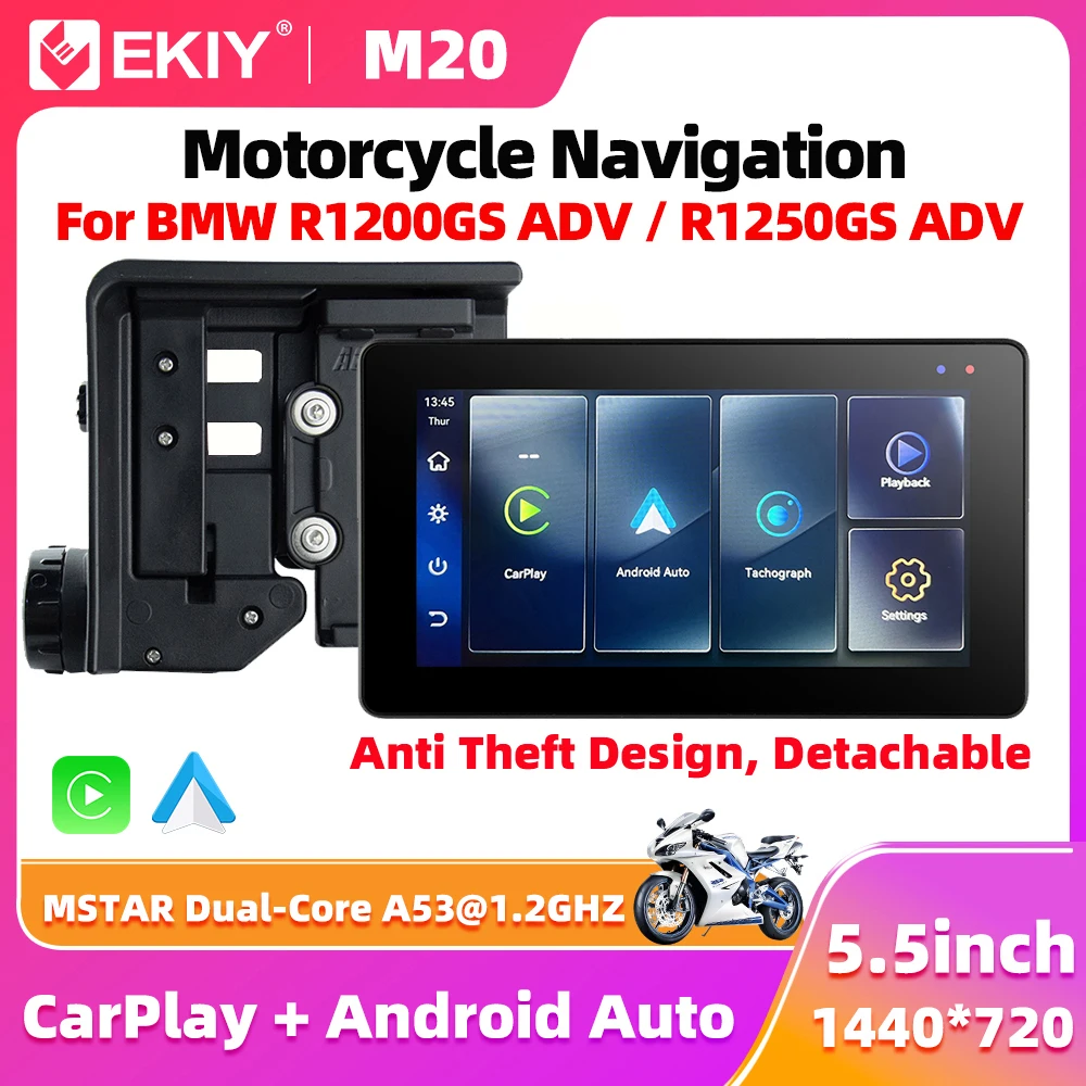 Android Auto Portatile per Moto: La Soluzione Perfetta per Guida Intelligente su BMW R1200GS e R1250GS ADV
