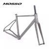 Mosso-ロードバイクアルミニウム合金フレーム,カーボンフォーク付き,自転車部品,700c,735gvl,ディスクブレーキ,スルーアクスル,12x142mm 3