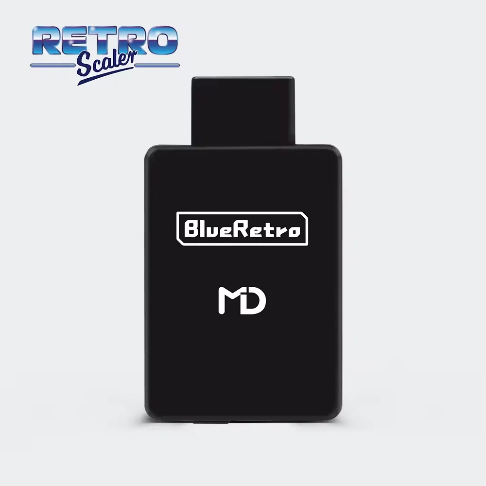 RetroScaler-Bluetoothワイヤレスコントローラーアダプター,ゲームコンソール,メガドライブ,セガジェネシス,md1,md2