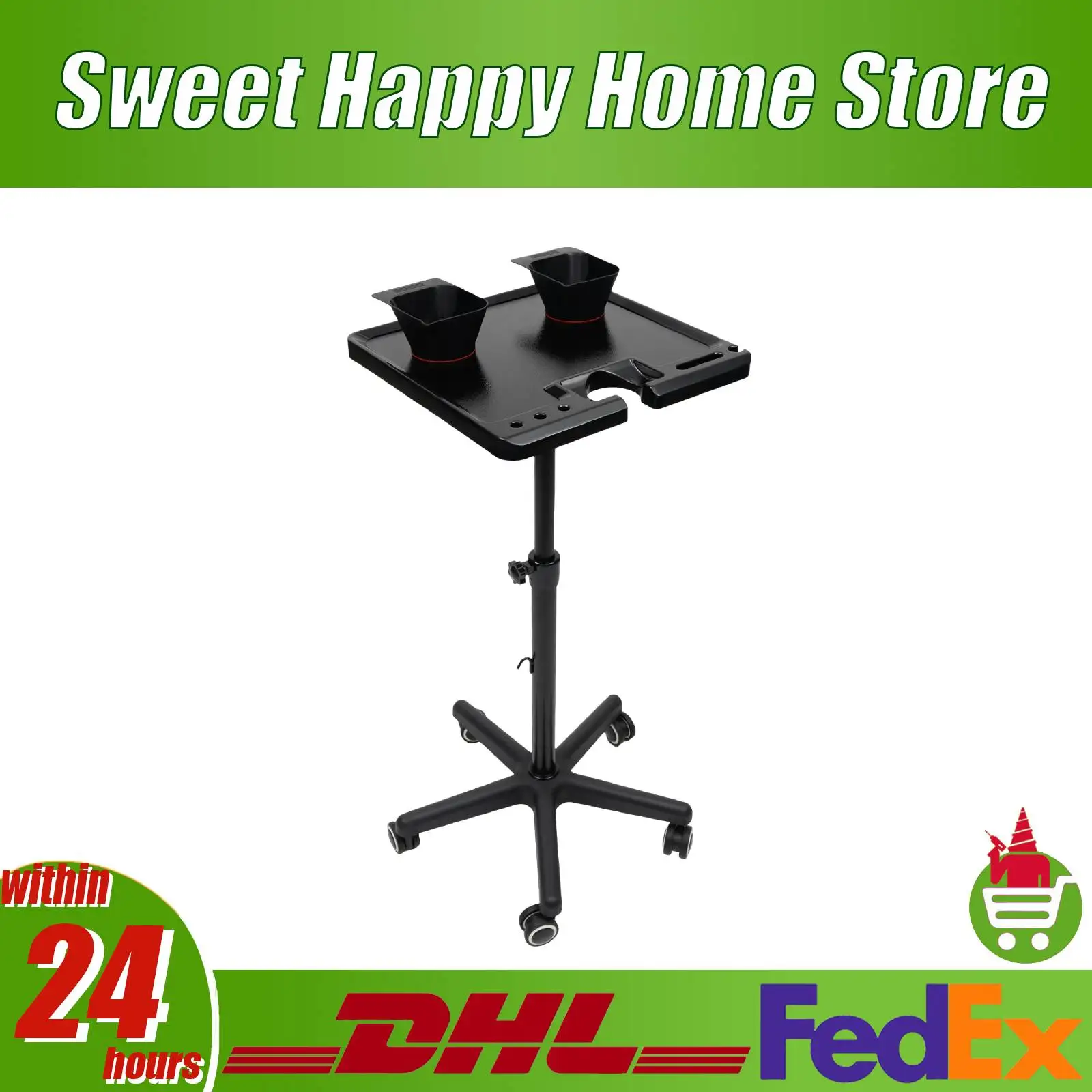 

Мобильная тележка для салона красоты емкостью 22 фунта, тележка для красоты с регулируемой высотой, мобильная тележка для стилиста для салонов жениха