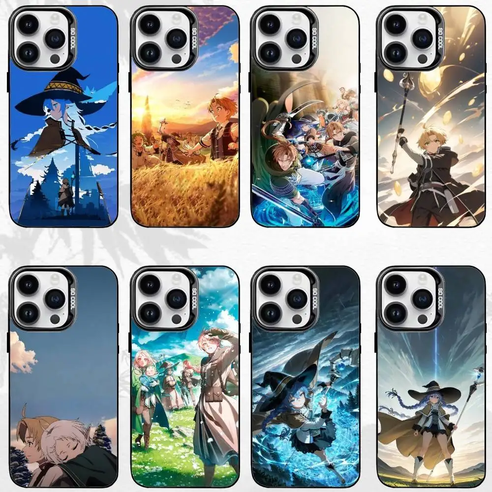 

M-Mushoku A-Anime Tensei Phone Case For iPhone17,16,15,14,13,12,11 Plus,Pro Max Black Matte Shockproof Cover