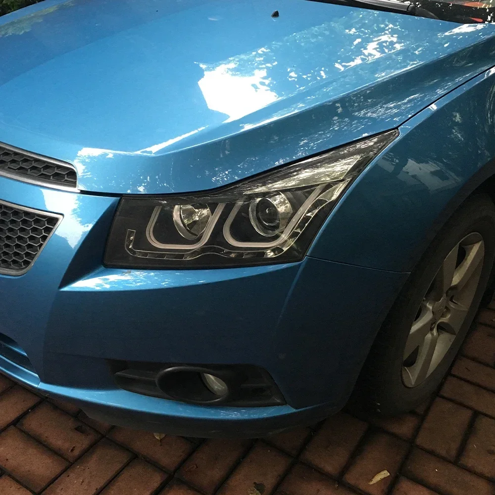 Auto Headlights For Chevrolet Cruze 2009-2014 LED Car Front Lamps Assembly Upgrade Double U Design Projector Lens Accessories