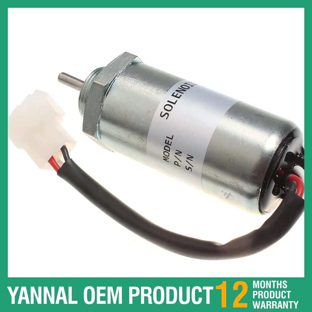 Competitive Price 12V Fuel Stop Solenoid MV1-81 For Hitachi Excavator EX40U EX55 EX58 ZX40U ZX50U