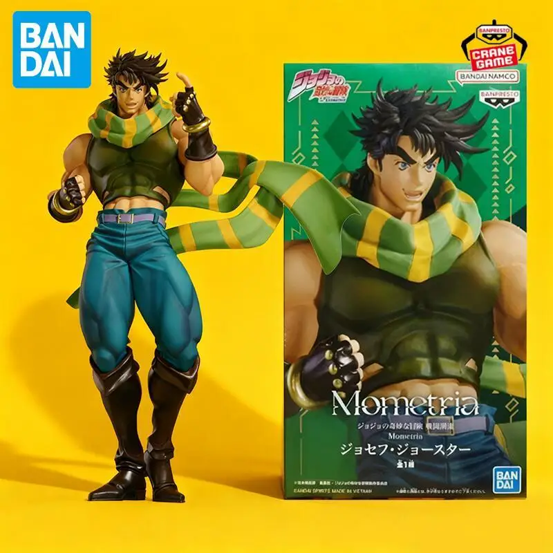 반다이 오리지널 반프레스토 죠죠의 기묘한 모험 조나단 조스타 피규어 애니메이션 액션 피규어 모델 인형 어린이 장난감 선물