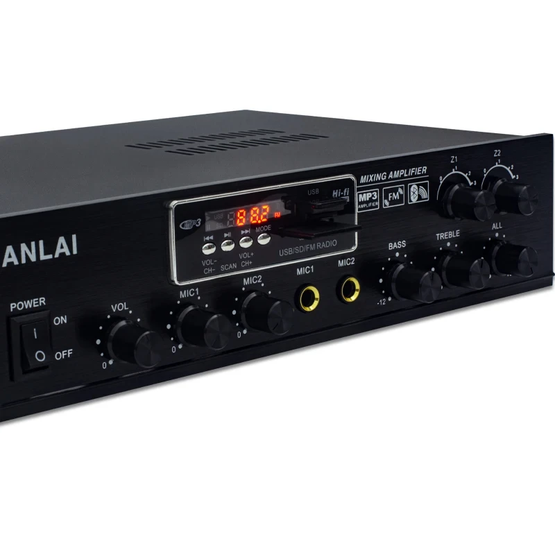 2026 High House Power Stereo Receiver Home Theater Wireless Amplifier