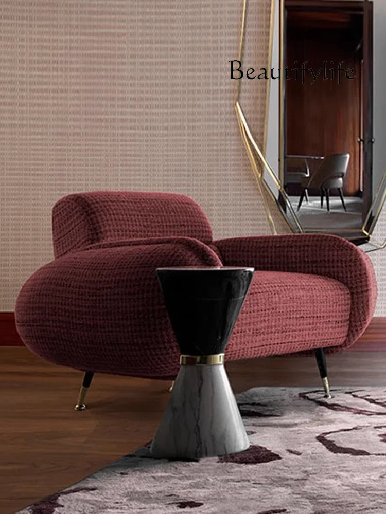 

Light Luxury Sofa Comfortable Sitting Feeling Living Room Balcony Leisure Chair Nordic Minimalist Style Single Armchair
