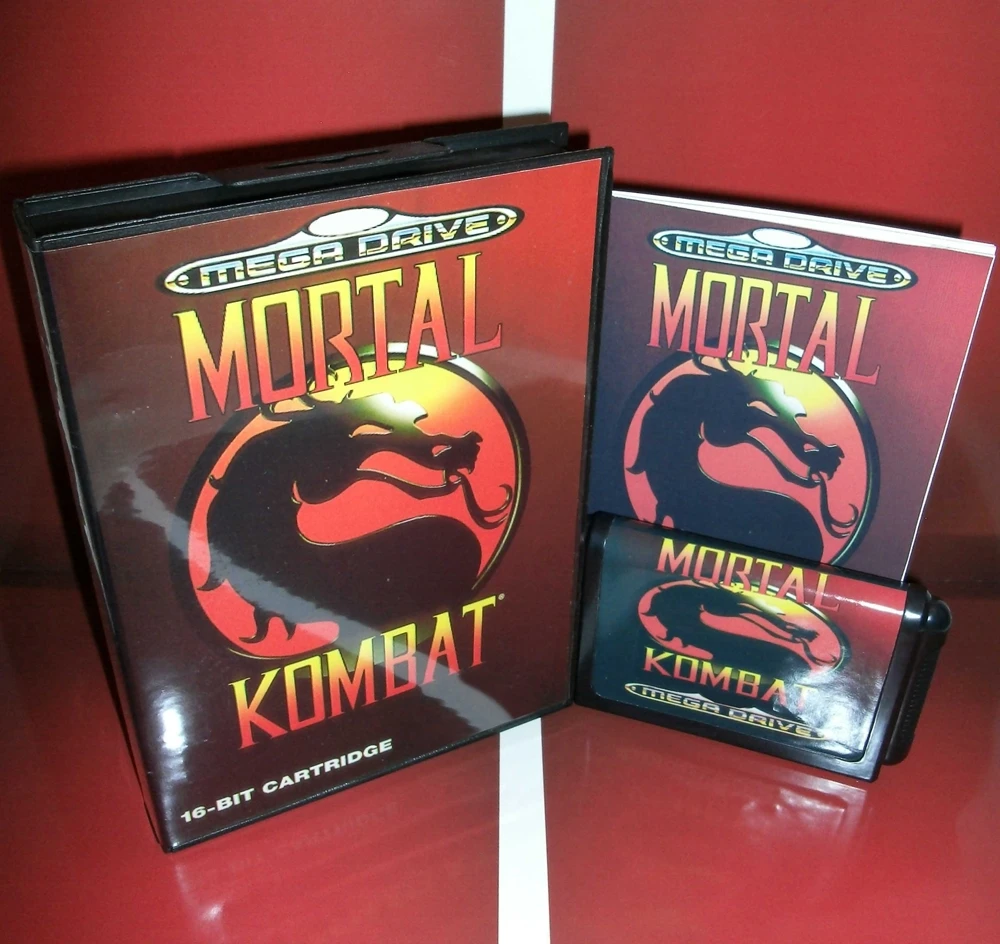 

Новое поступление, 16-битная игровая карта MD Mortal Kombat с розничной коробкой и руководством для Sega Mega Drive/Genesis