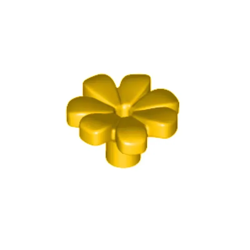 50 Stück 32606 Pflanzenblumen-Bausteine mit 7 Dicken Blütenblättern und Stiftteilen, Kompatibel mit MOC-Bausteinen für Erwachsene und Kinder – Detail 7