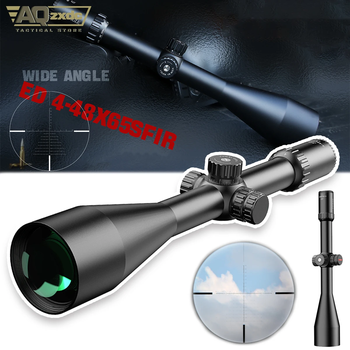 

AQzxdc MR ED4-48X65 SFIR Scope Long Rang Spotting Scope Super Shockproof Optics High Magnification Scopes & Accessories