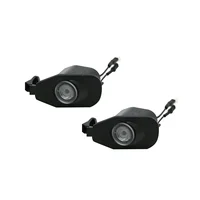 Espejo retrovisor láser LED para ford Mustang, Retrovisor lateral de bienvenida, luces con logotipo de cortesía, 2013-2022