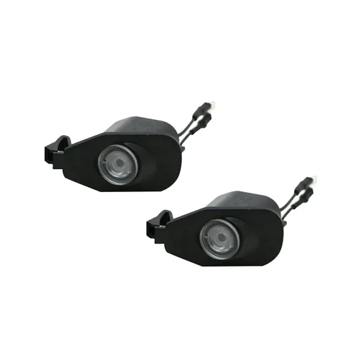 Espejo retrovisor láser LED para ford Mustang, Retrovisor lateral de bienvenida, luces con logotipo de cortesía, 2013-2022