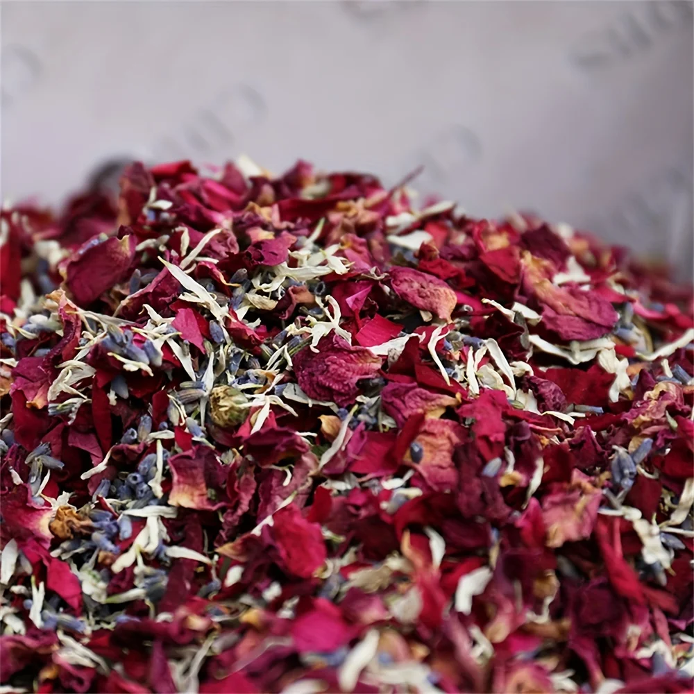 10g/bag, Biodegradable Natural Wedding Confetti - Dried Flower Petals for DIY Decoration and Celebrations