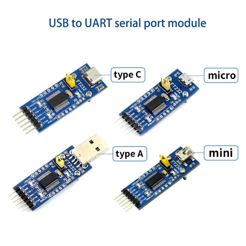 FT232RNL Module Flash Board Micro USB To TTL USB To Serial Port FT232 Uart