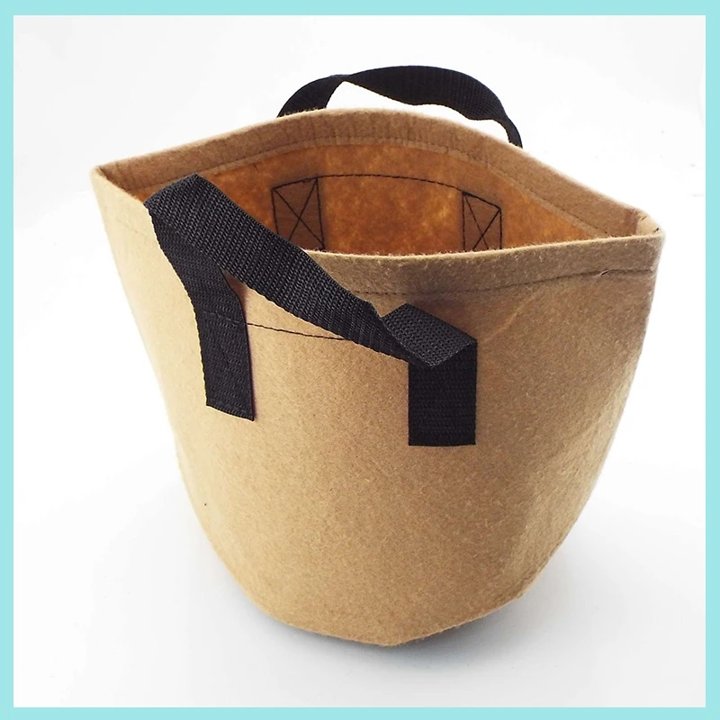 5 Gallon Plant Growing Bags Vegetable Flower Potato Nonwoven Fabric Pot Container Garden Planting Bag With Handle B2