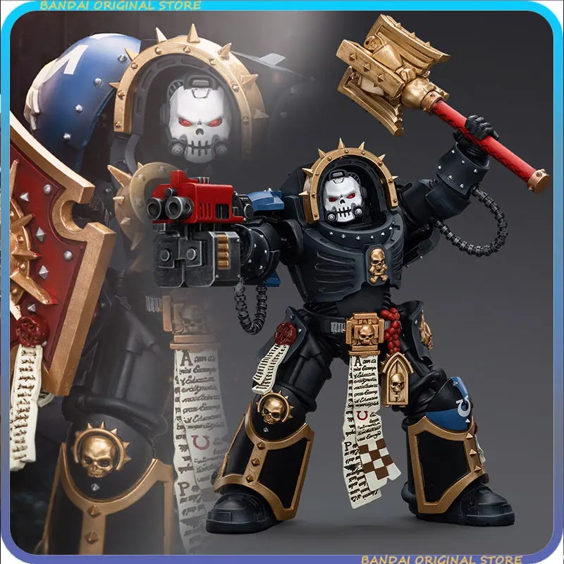 

JOYTOY Warhammer 40K Figure Ultramarines Chaplain in Terminator Armour Action Figure Collect Model Toys Gifts
