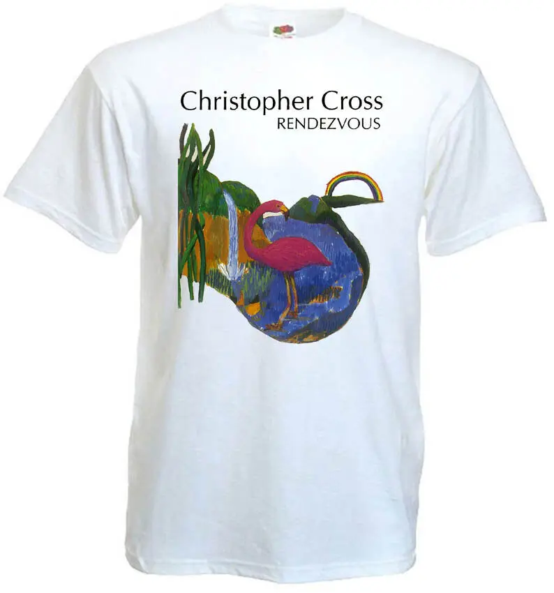 Christopher Cross Rendezvous v6 T shirt white all sizes S 5XL