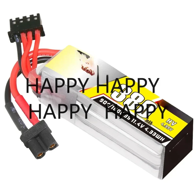 2pcs GNB HV 3s 11.4v 380mAh 90c/180c Lipo Battery For RC Cars Boats RC Helicopter Quadcopter FPV Racing Drone Spare Parts 3s MN