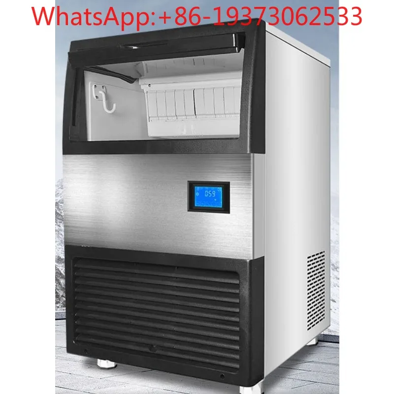 Machine à glaçons cylindriques pour restaurants et salons de thé, équipement de fabrication de glace solide AC110V 60HZ