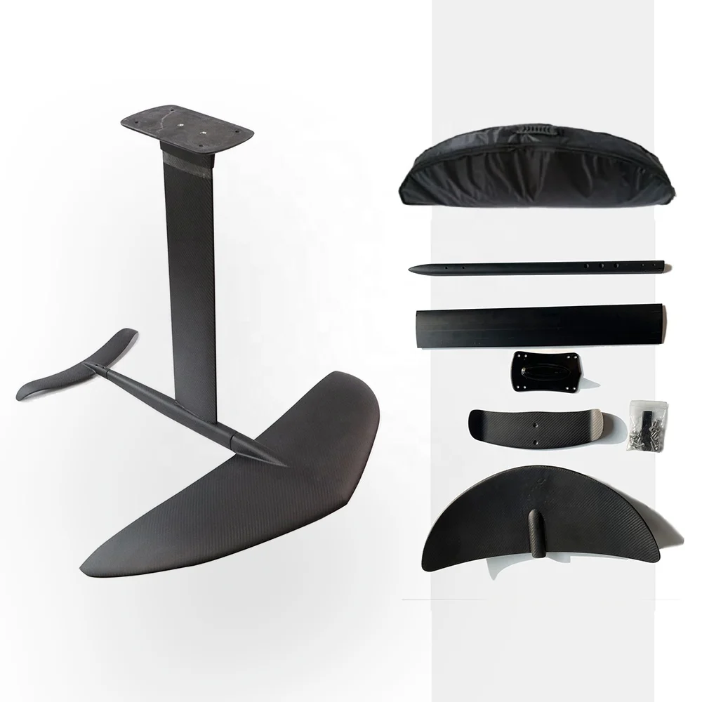 Factory Professional Wholesale Carbon Fiber Stabilizer Front And Rear Wings 65 75 85 90 Surf Kit Board Unisex Wing Surf Foil