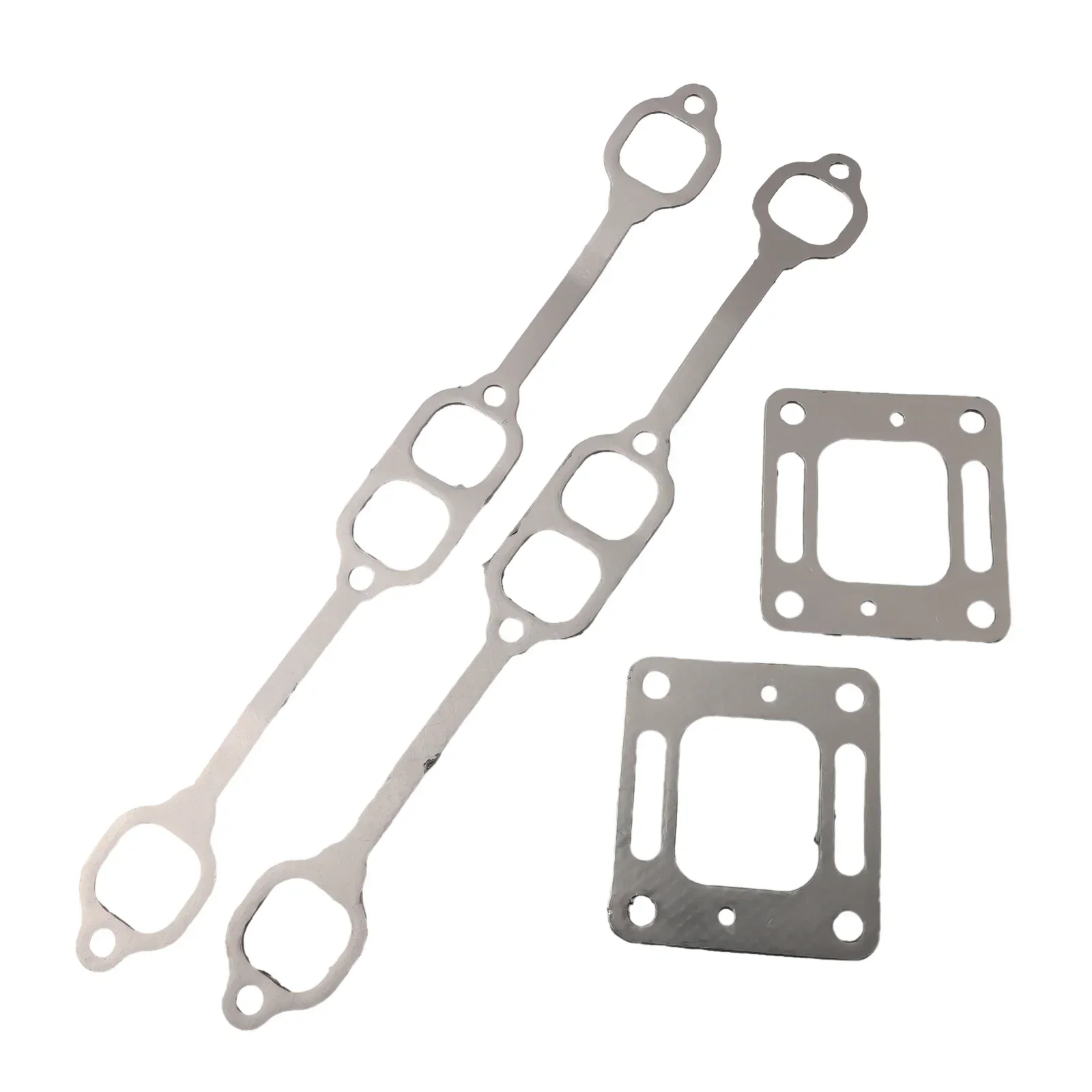 Exhaust Gasket Manifold For Mercruiser 5.0 Mpi 5.7 350 Mag Riser Block V8 Elbow For Engines 1980-2002 With Center Rise Manifold