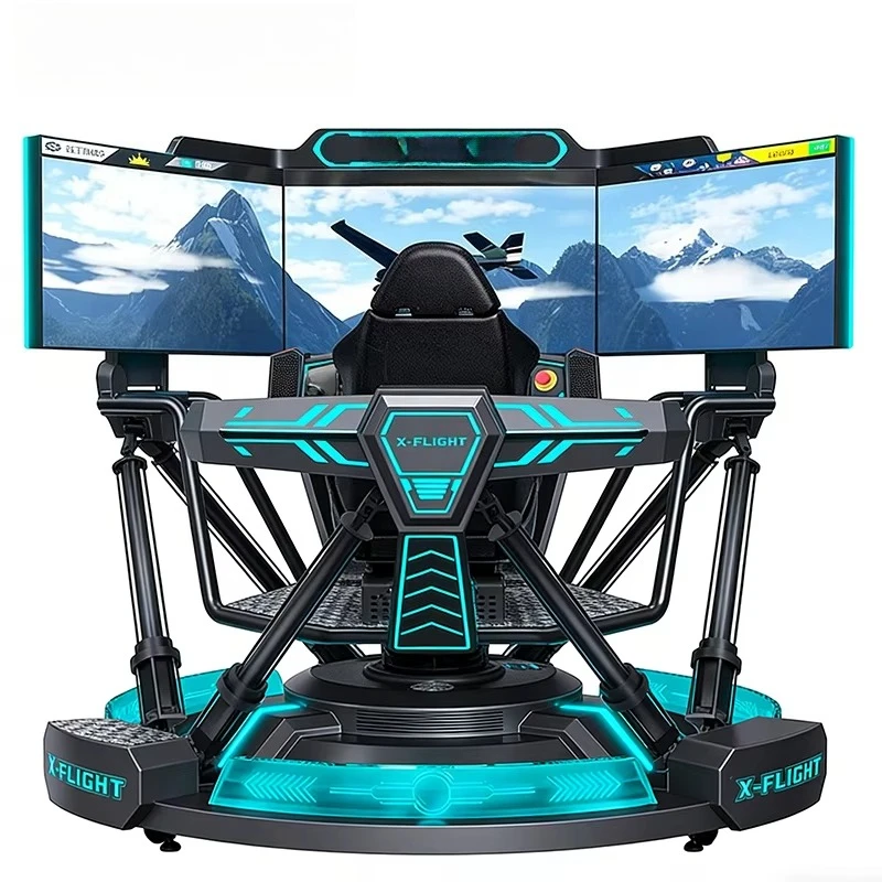 VR Flying Simulator Aircraft Teaching and Training 12D 7D 9D Science Popularization Exercise Equipment Study Simulation Cockpit