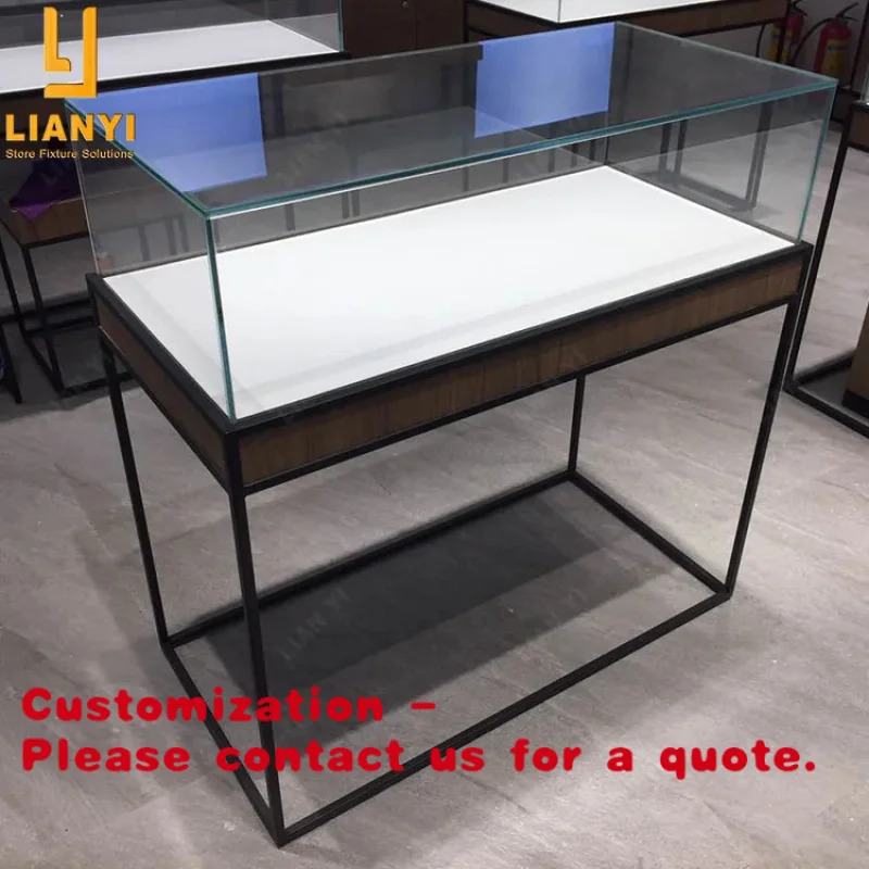 

custom.Wooden Watch Store Showcase Vitrine Display Table Cabinet Watches and Jewelry