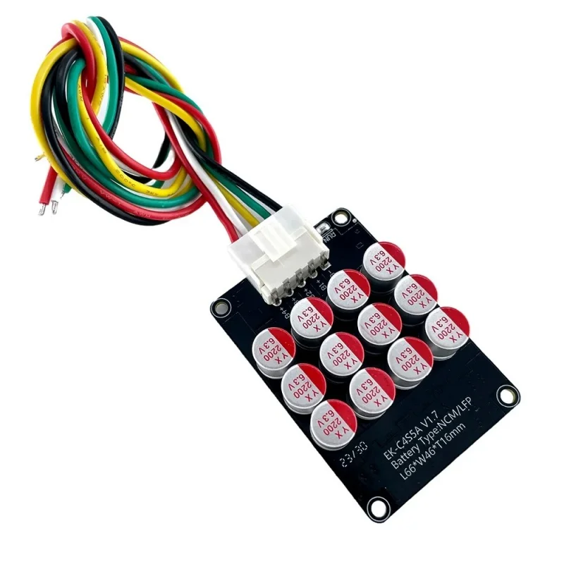 Bilanciatore equalizzatore 5A 6S 7S 8S 10S12S Lifepo4/Li-ion/LTO Condensatore di energia batteria Bilanciatore attivo Corrente 0,1-6A 40A 50A 60A 80A