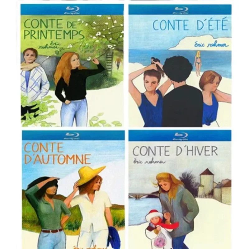 BD Blu-ray Disc Eric Rohmer Four Seasons in the World 1-4 Complete Works High Definition Collector Edition French Chinese