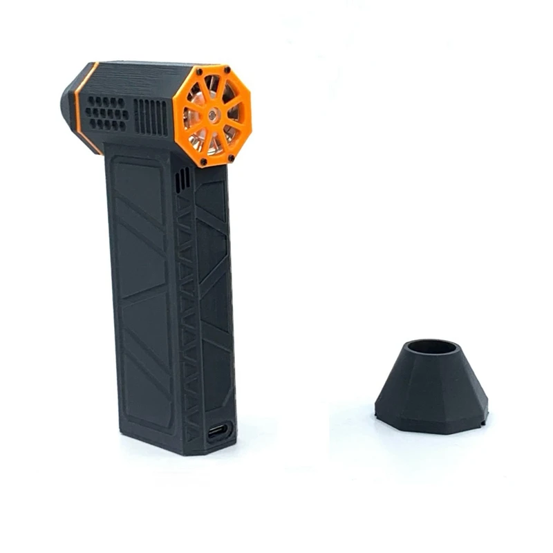 Ventola a getto con motore brushless portatile 130000   Strumento per la pulizia dell'auto con tastiera ad aria compressa Mini Turbo Violent Blower RPM