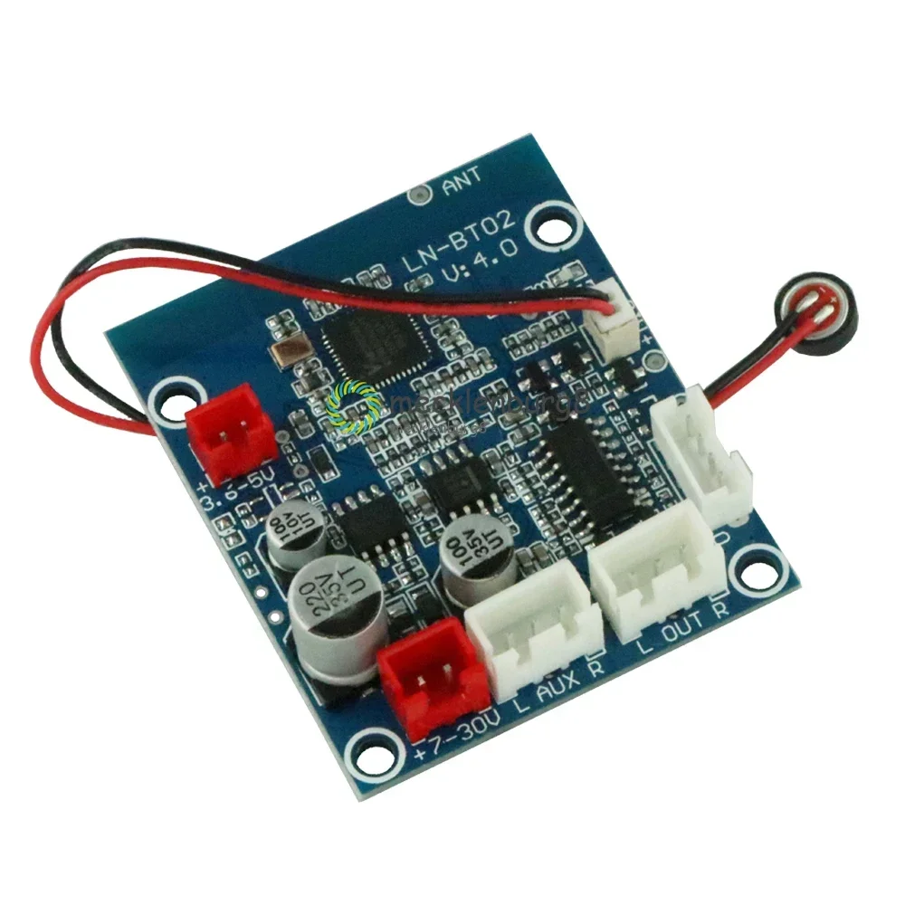 NEW LN-BT02 Stereo Smart 4.0 Bluetooth Audio Receiver Module Wireless Stereo Sound Board 7V-30V For Car Phone