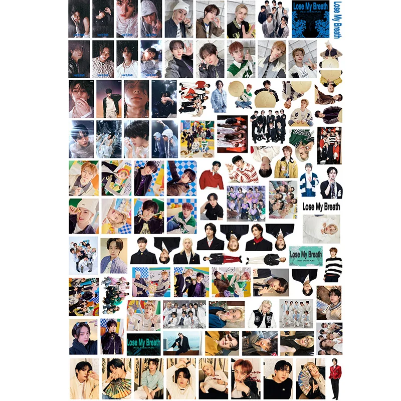 10/103PCS Kpop Boys Idols Stickers Scrapbooking Laptop Notebook Suitcase Graffiti MANIAC Sticker Lose My Breath Decals for Kids